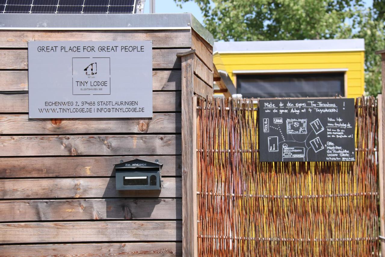 Tinylodge Am Ellertshaeuser See Stadtlauringen Exterior foto